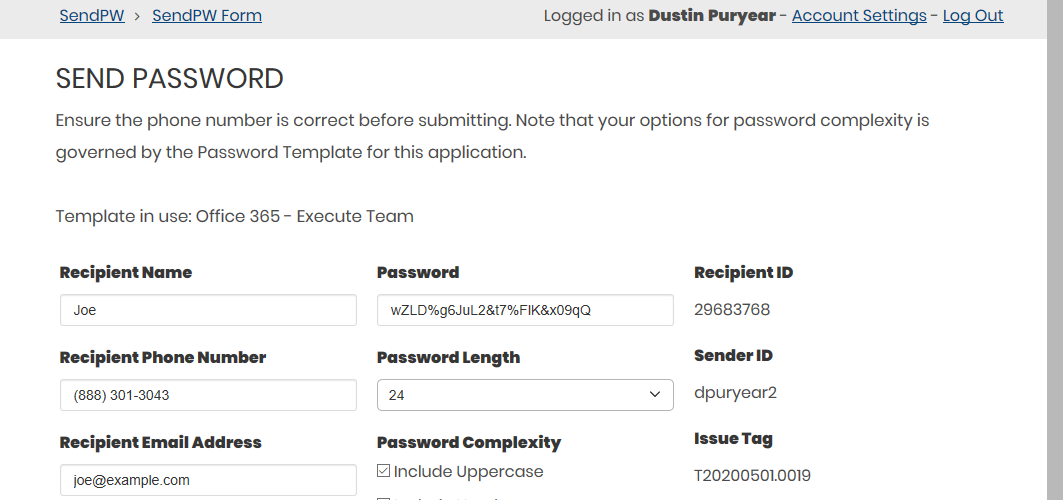 Increase password security for high-risk team members..